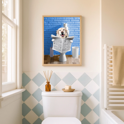 Sur le trône - Poster personnalisé