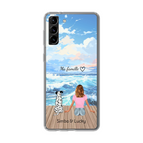 Mon animal et moi - Coque de téléphone personnalisée / Samsung / Galaxy S21+